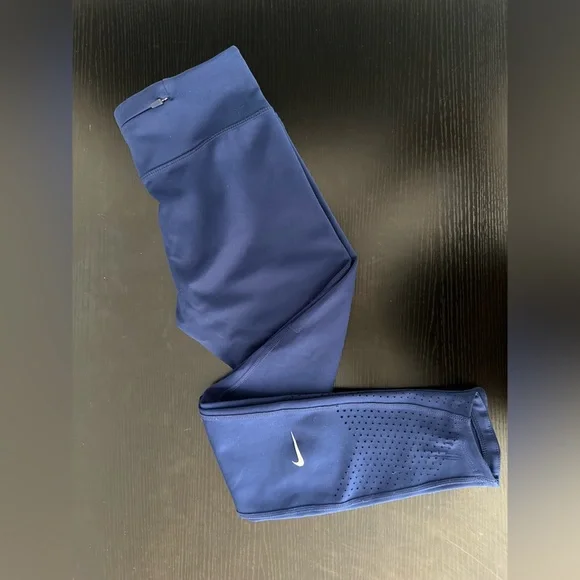 Nike Grey Floral and Blue Leggings - Picture 11 of 12